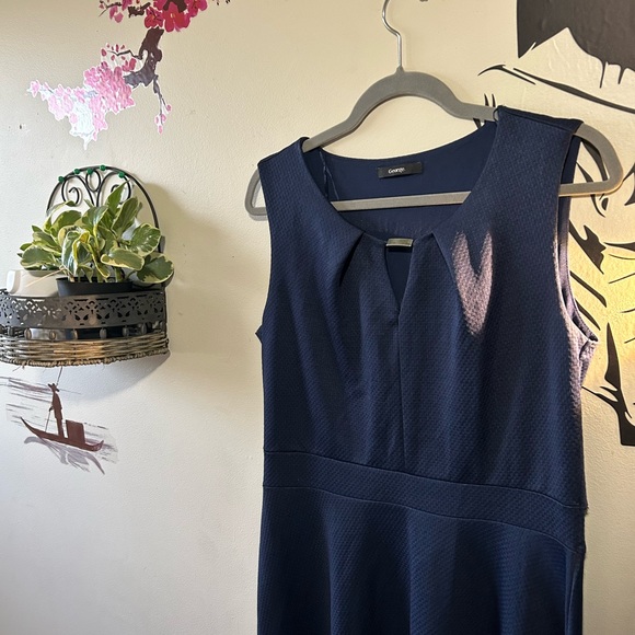 Deep Blue Midi Dress - Picture 7 of 7